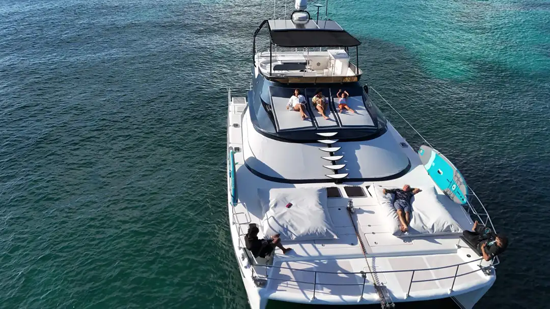 Master 50ft Catamaran – Private Saona Catamaran deck