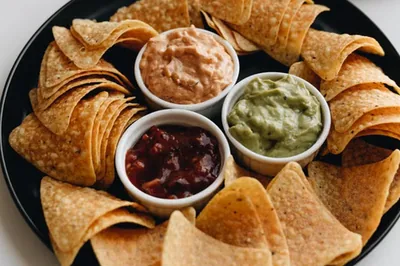 Assorted chips nachos and salsa included on Princess 49