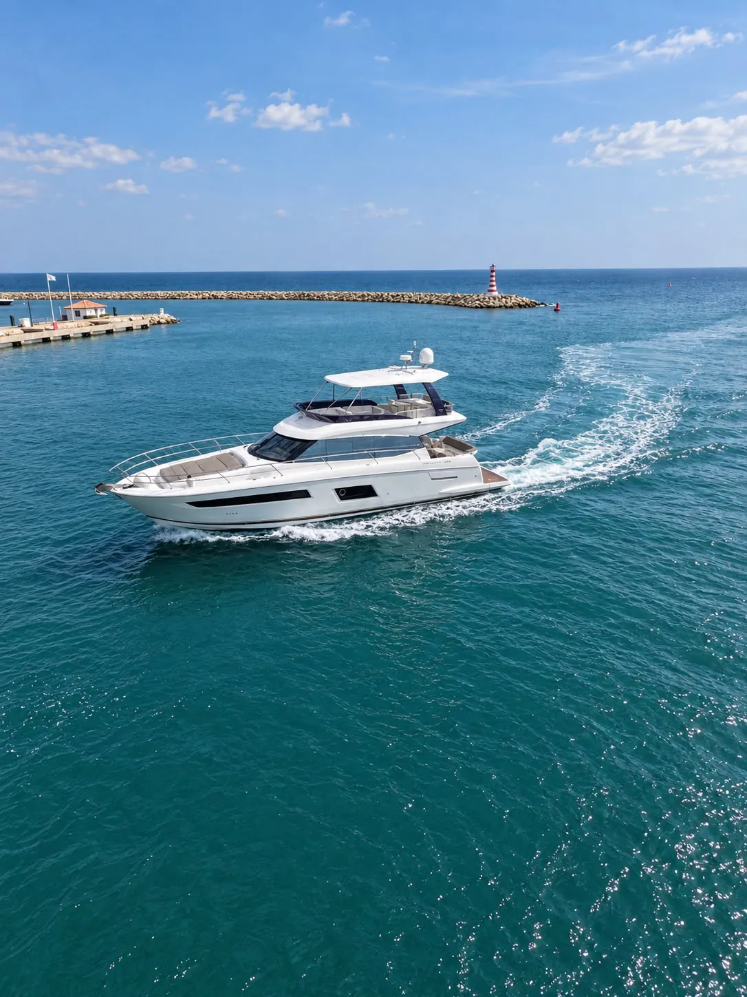 Prestige 560 Fly private yacht photo 5