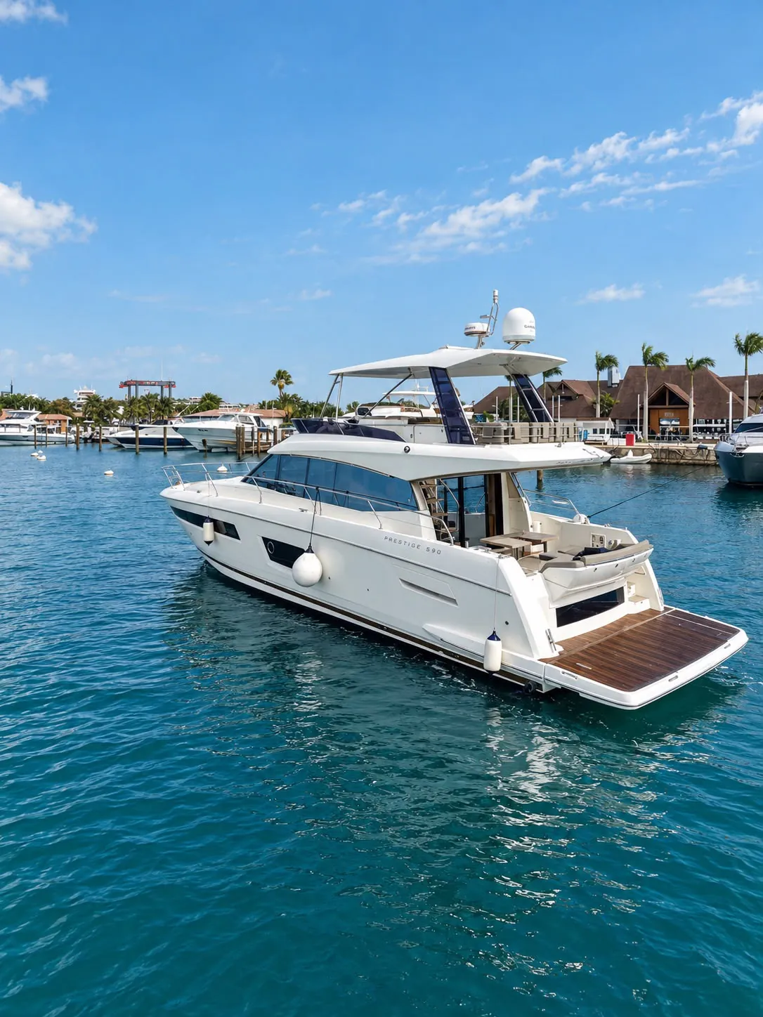 Prestige 560 Fly private yacht photo 8
