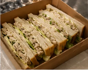 Chicken Express sandwich box