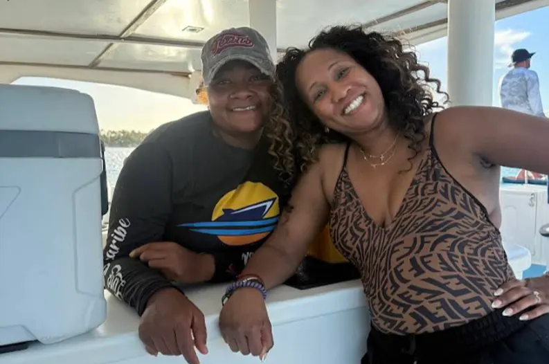 Guests having fun onboard boat rental Punta Cana