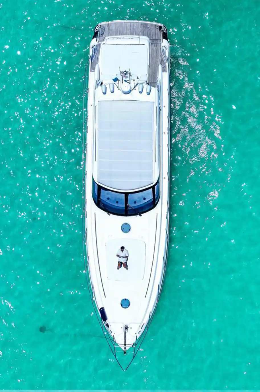 Happy charter guests